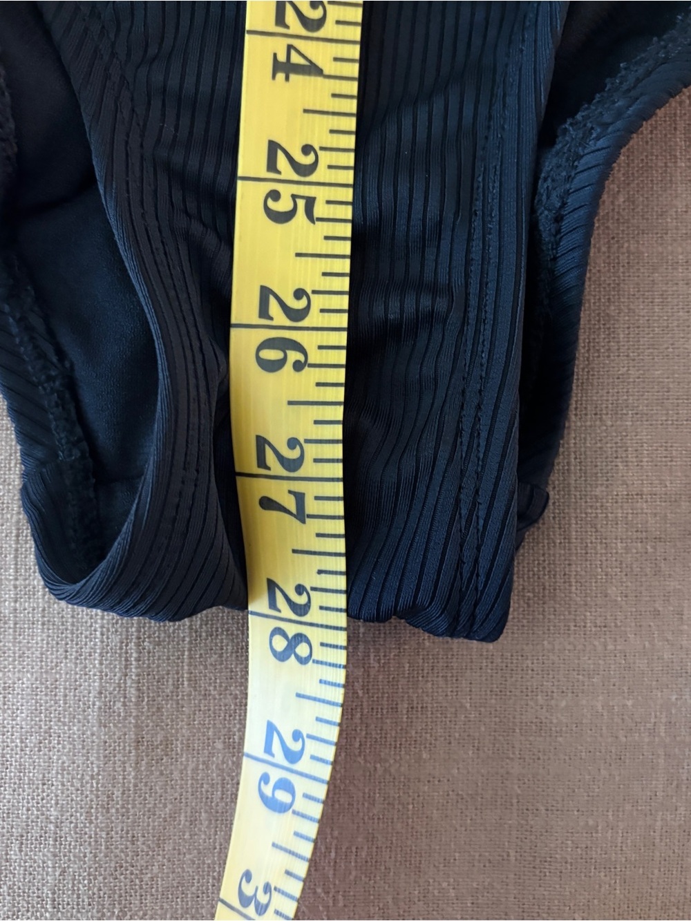 Hurley One Piece Ribbed Swimsuit Bathing Suit Black - Picture 7 of 7